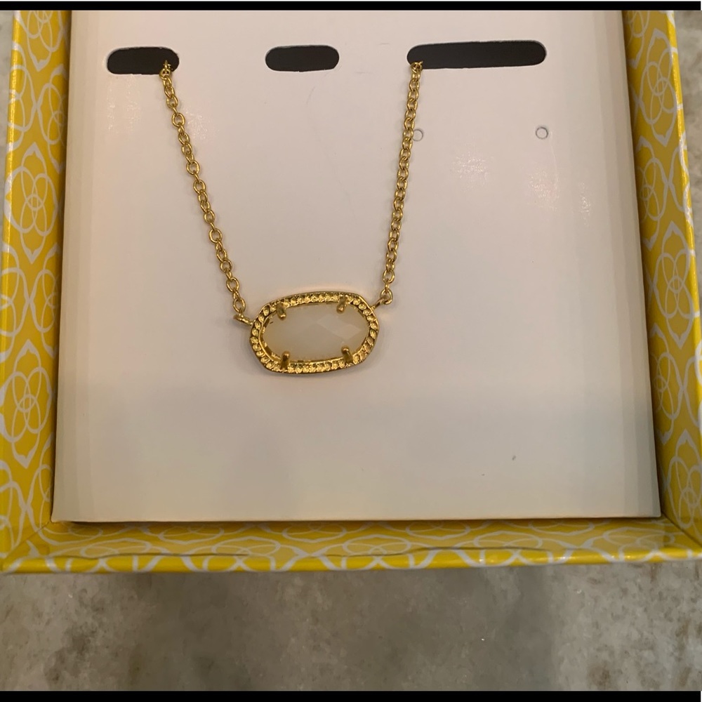 White Drusy Necklace
